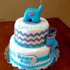 2 tiered elephant baby boy