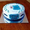baby mustache cake