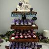 purple pipped wedding